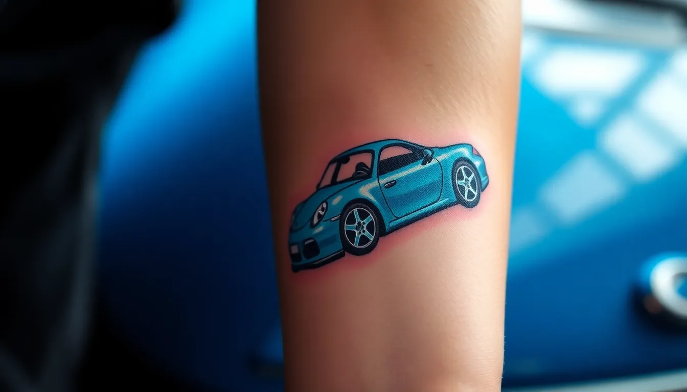 1 sally cars tattoo