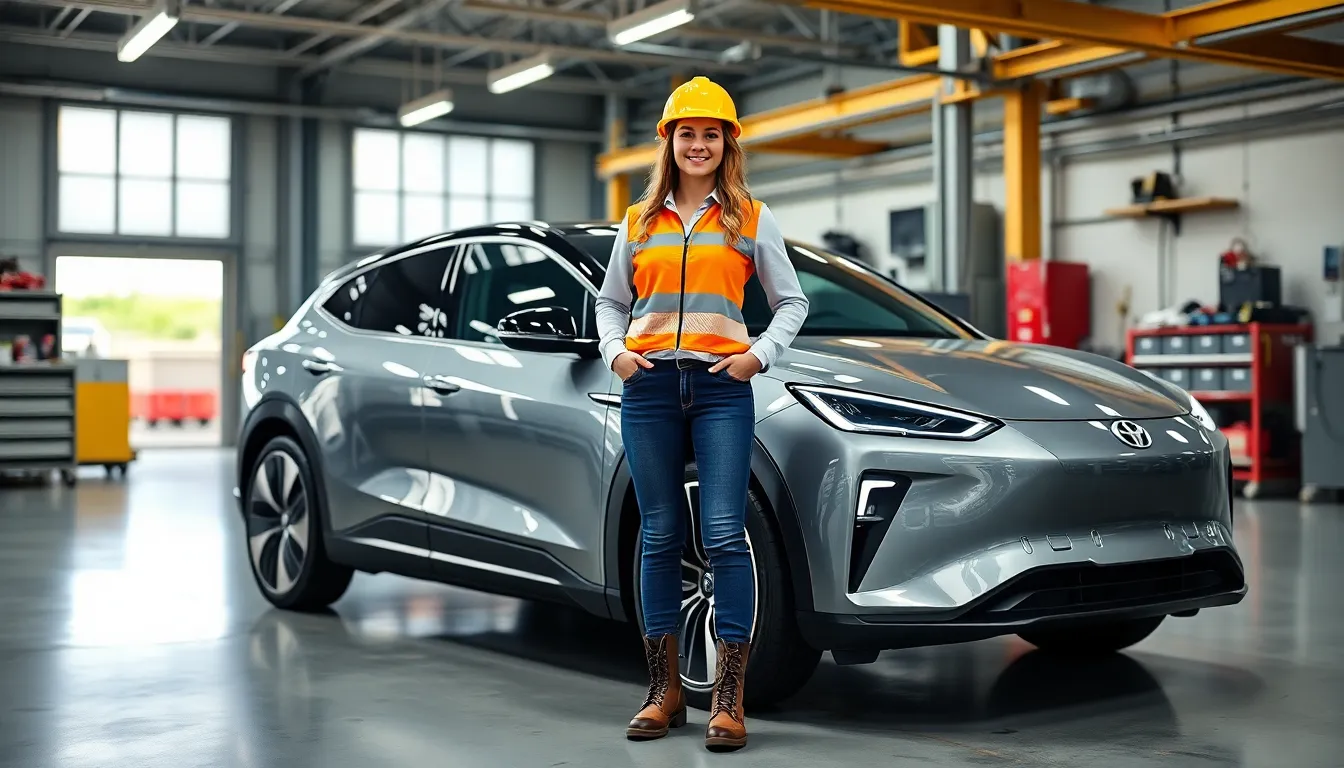 1 women and cars
