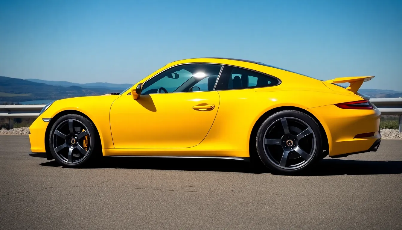1 yellow cars