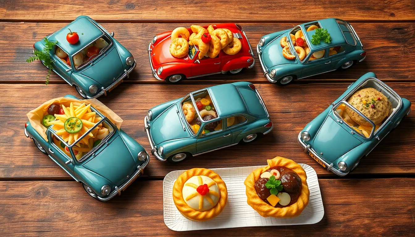 2 pastel de cars