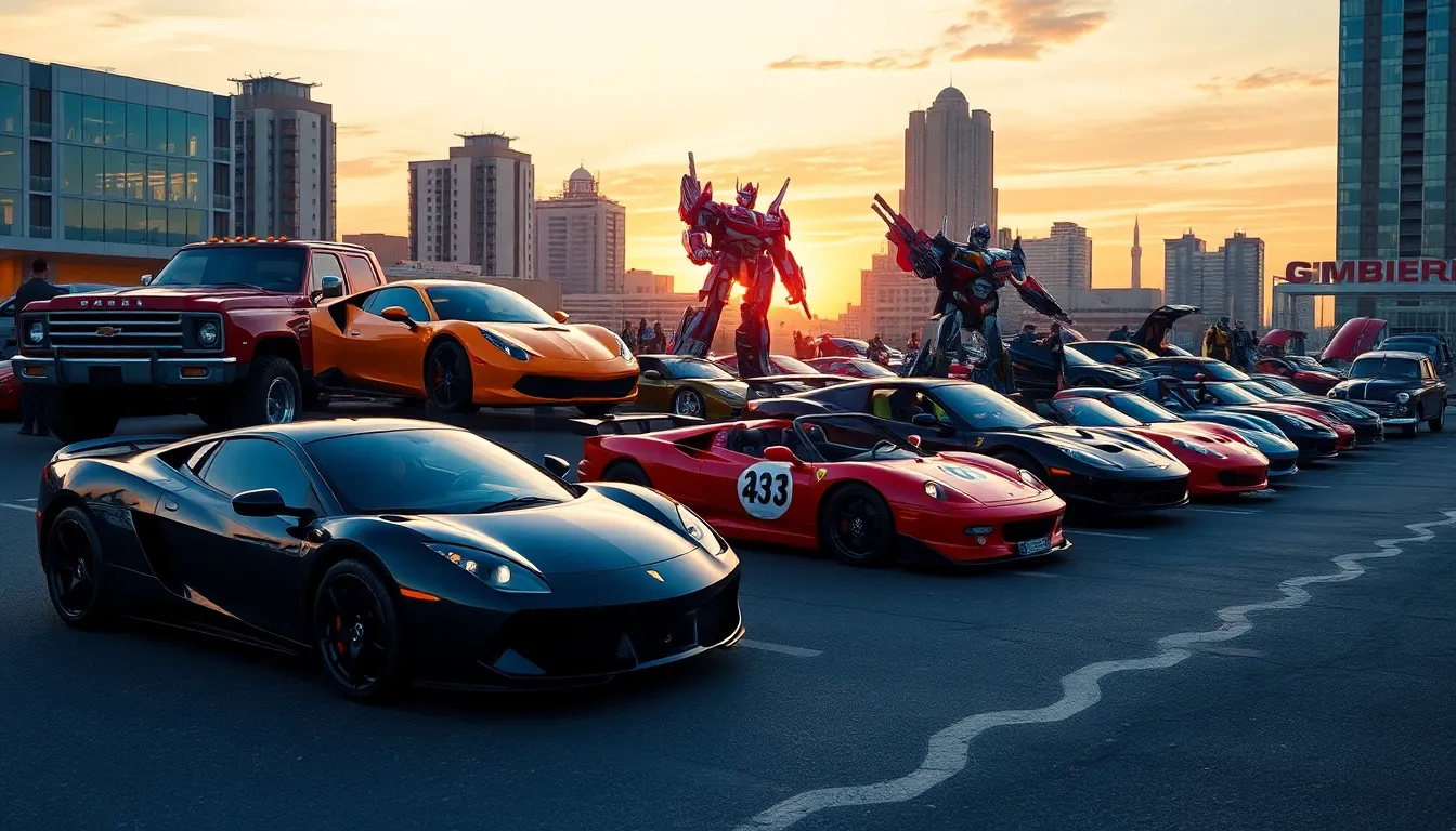 2 transformers cars