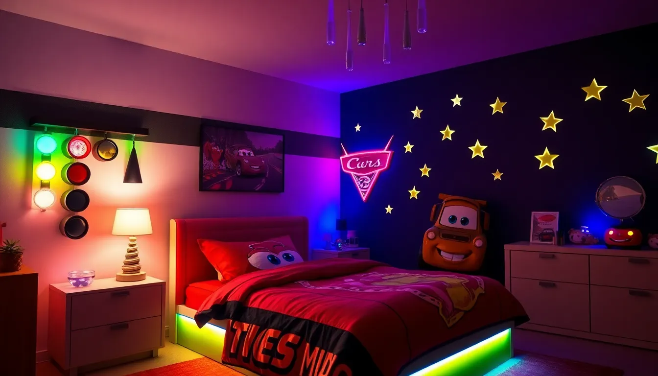 3 cars bedroom