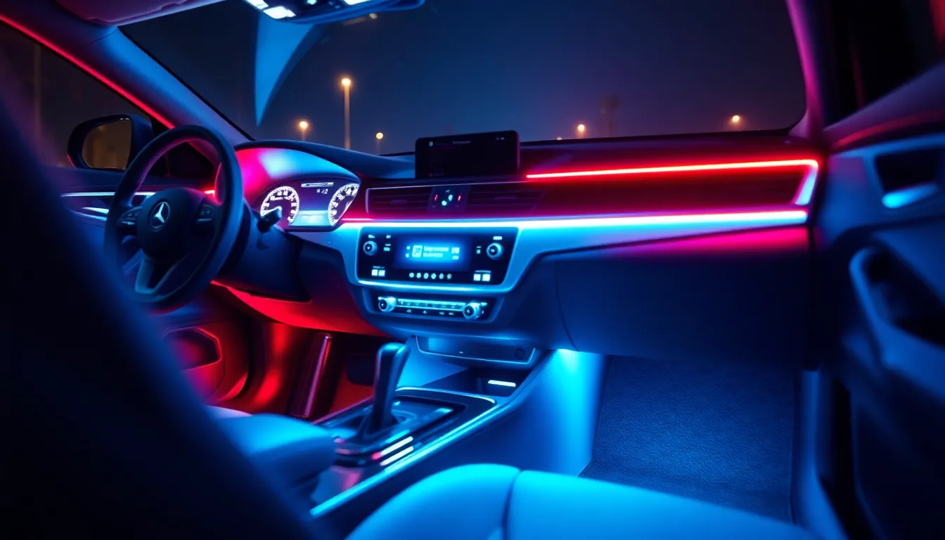3 cars interior