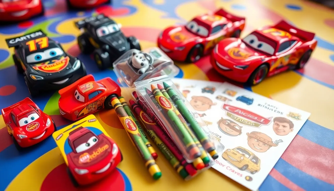 3 cars second birthday theme