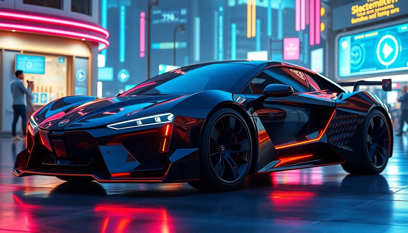 3 cyberpunk cars