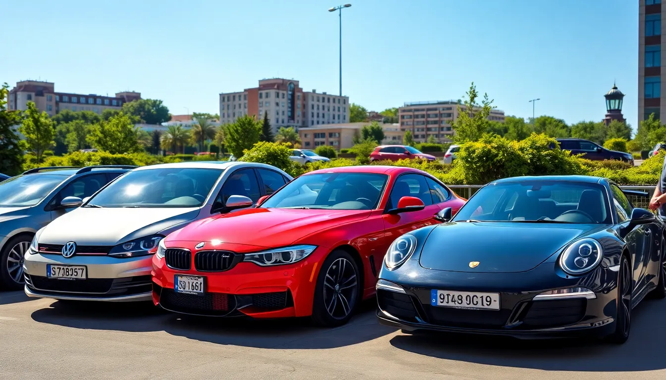 3 european cars