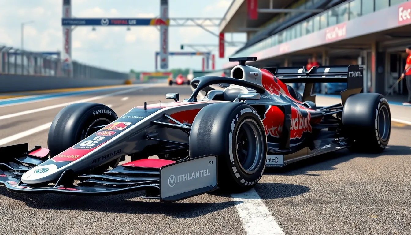 3 f1 cars
