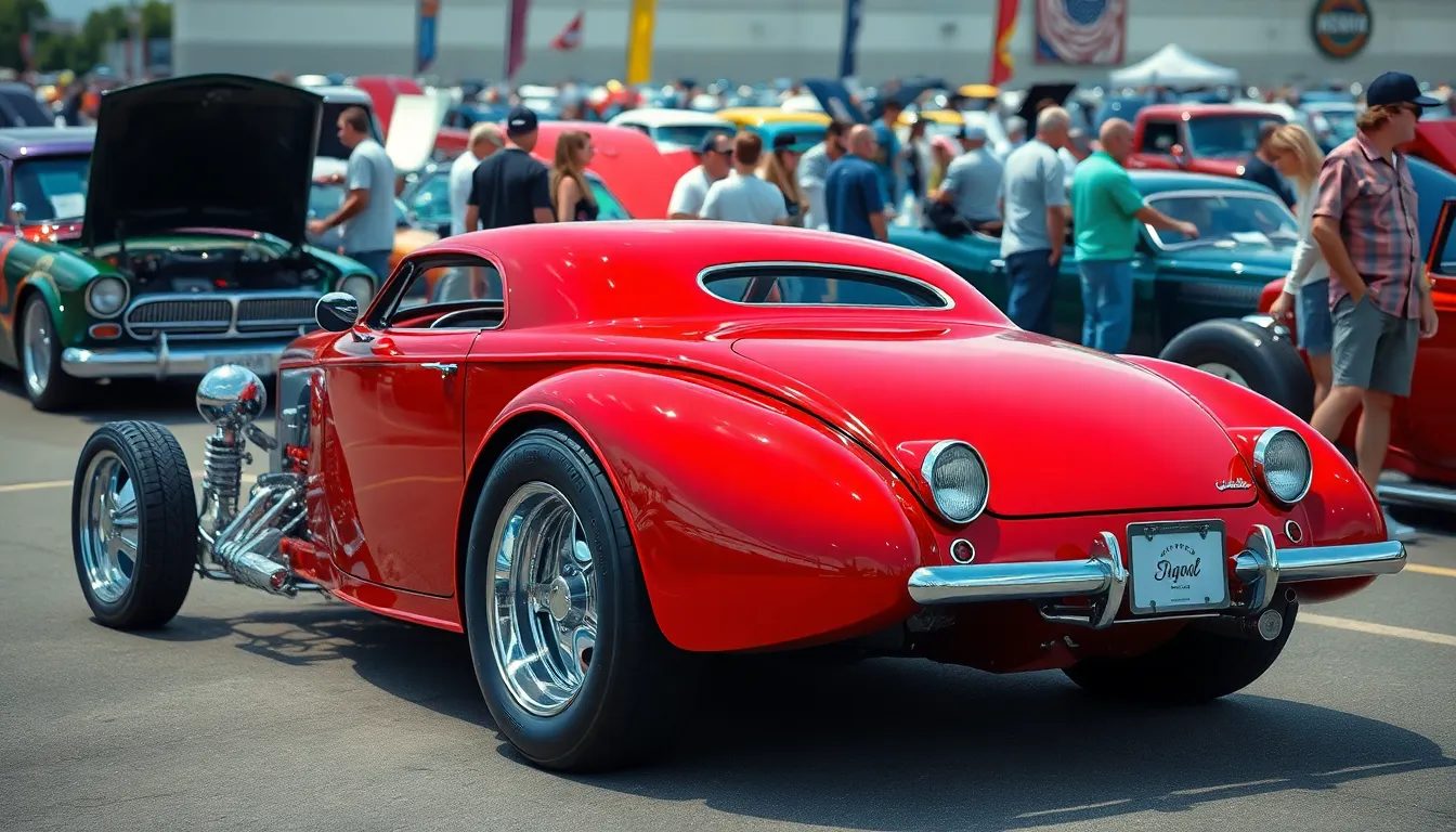 3 hot rods cars