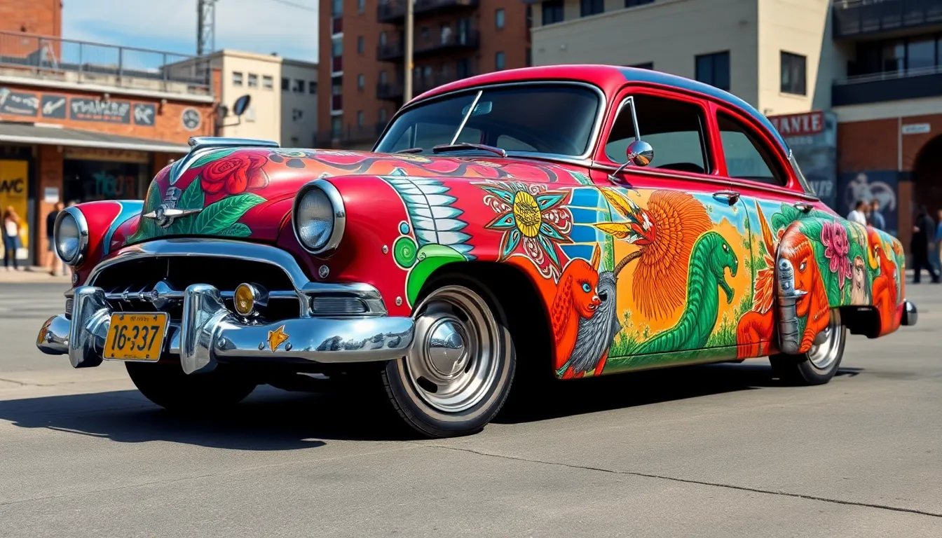 3 low riders cars