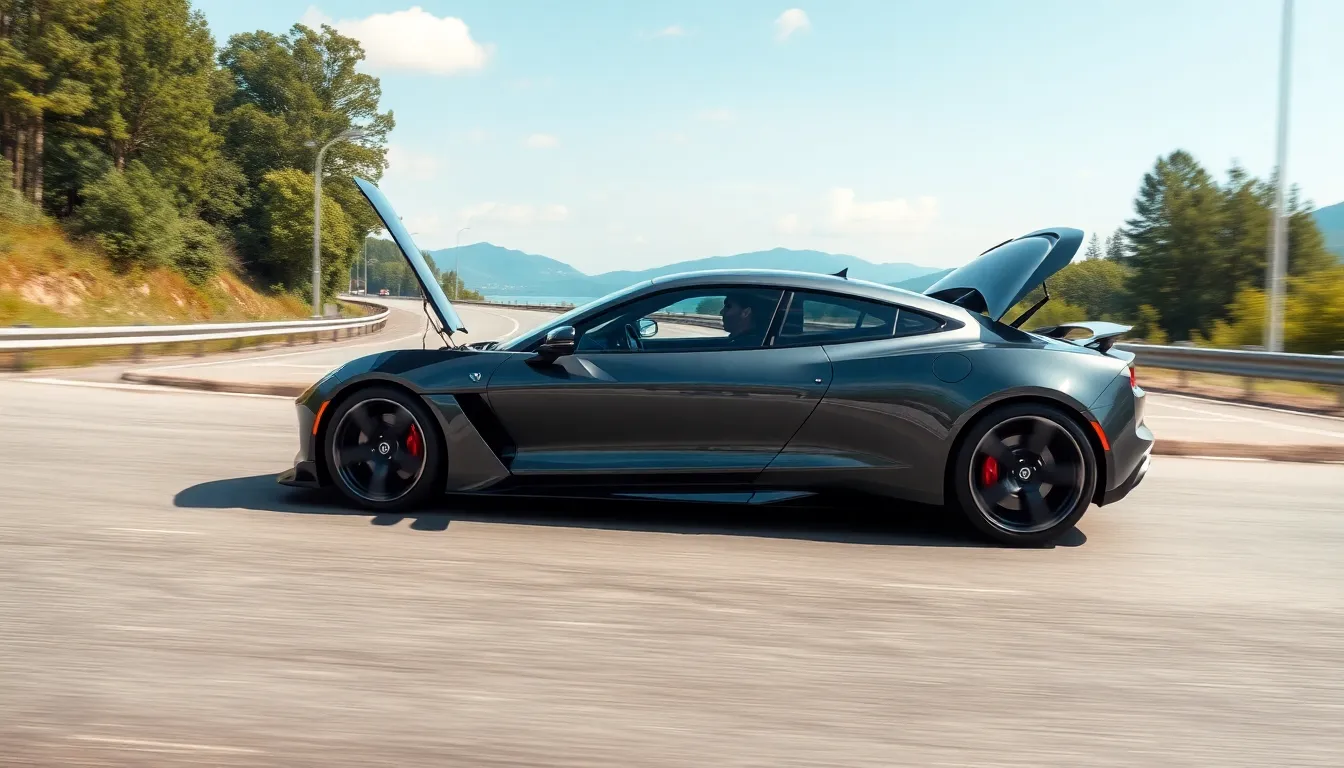 3 modern cars