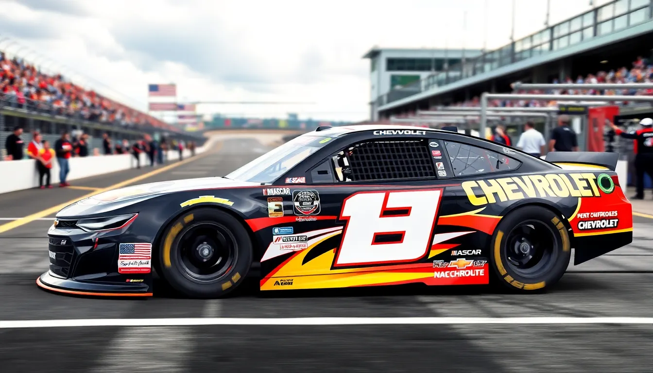 3 nascar cars