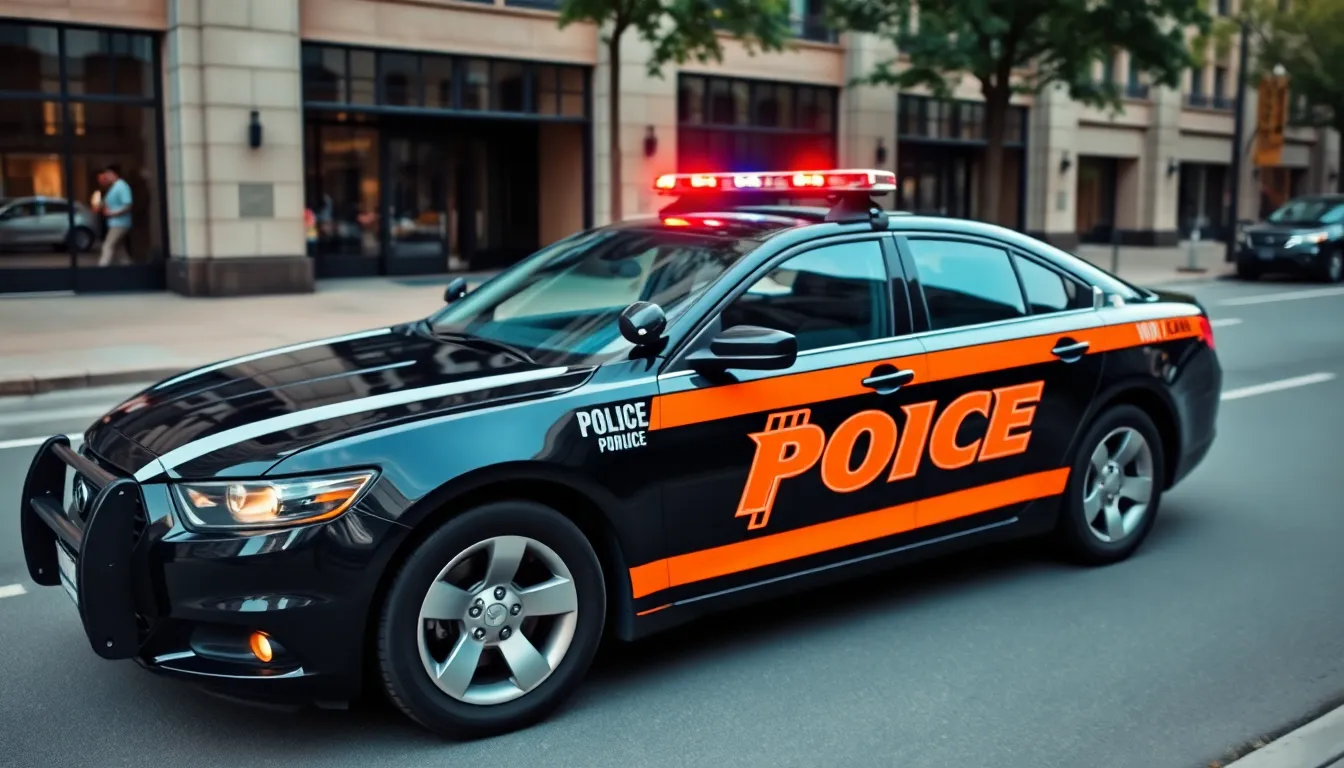3 police cars