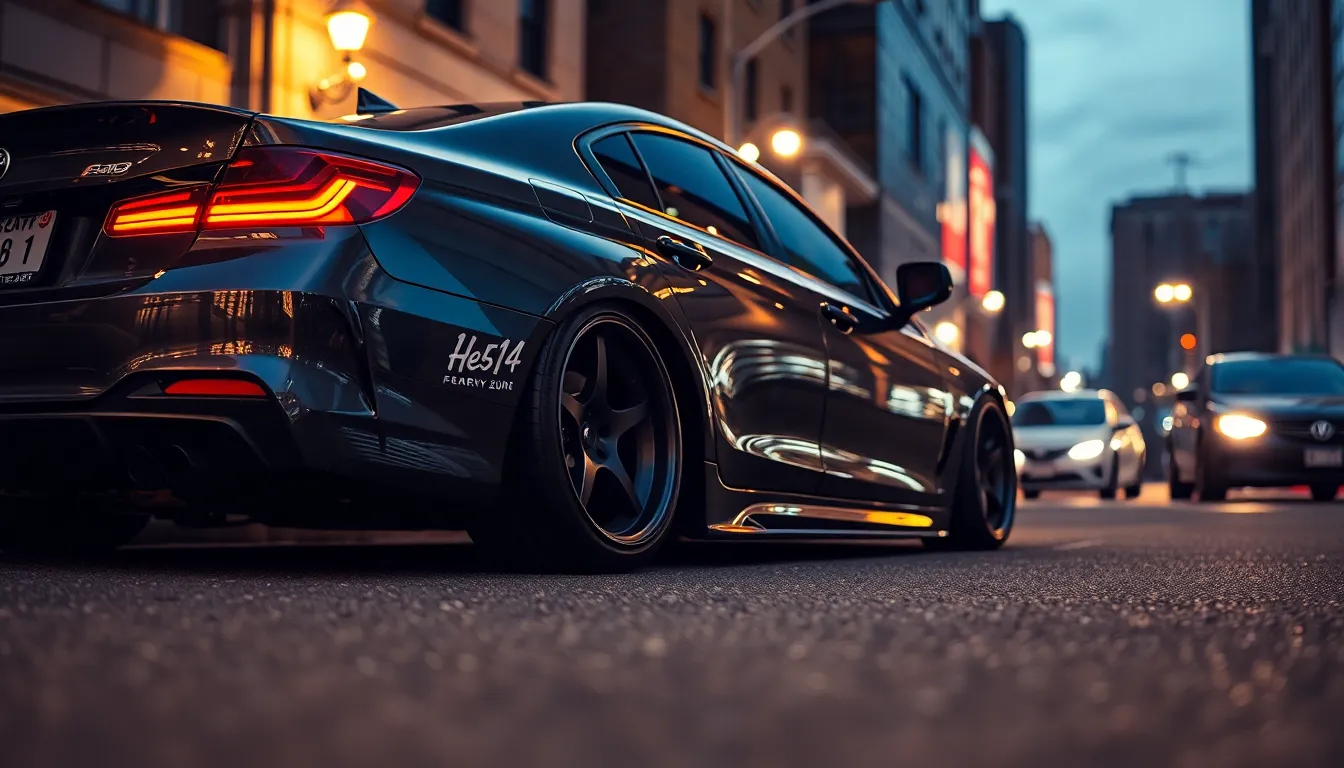 3 slammed cars