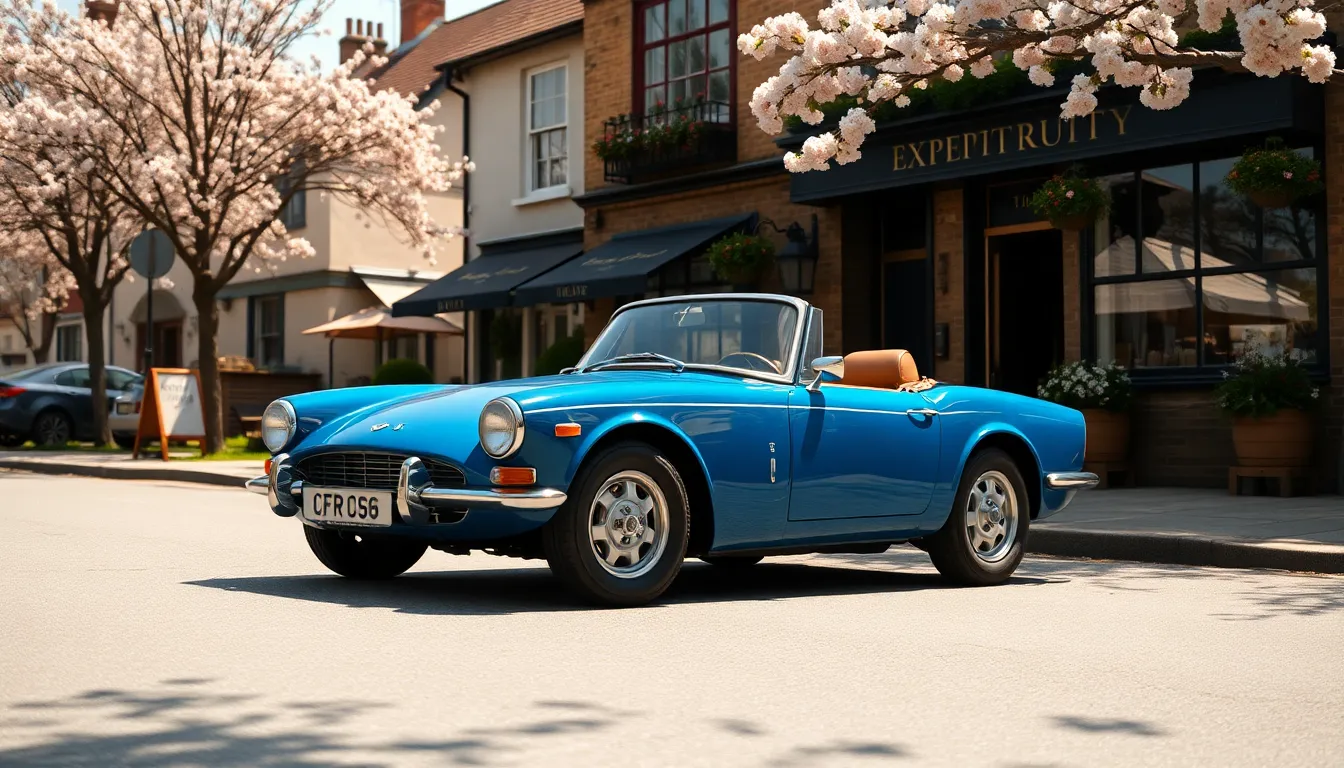 3 triumph cars