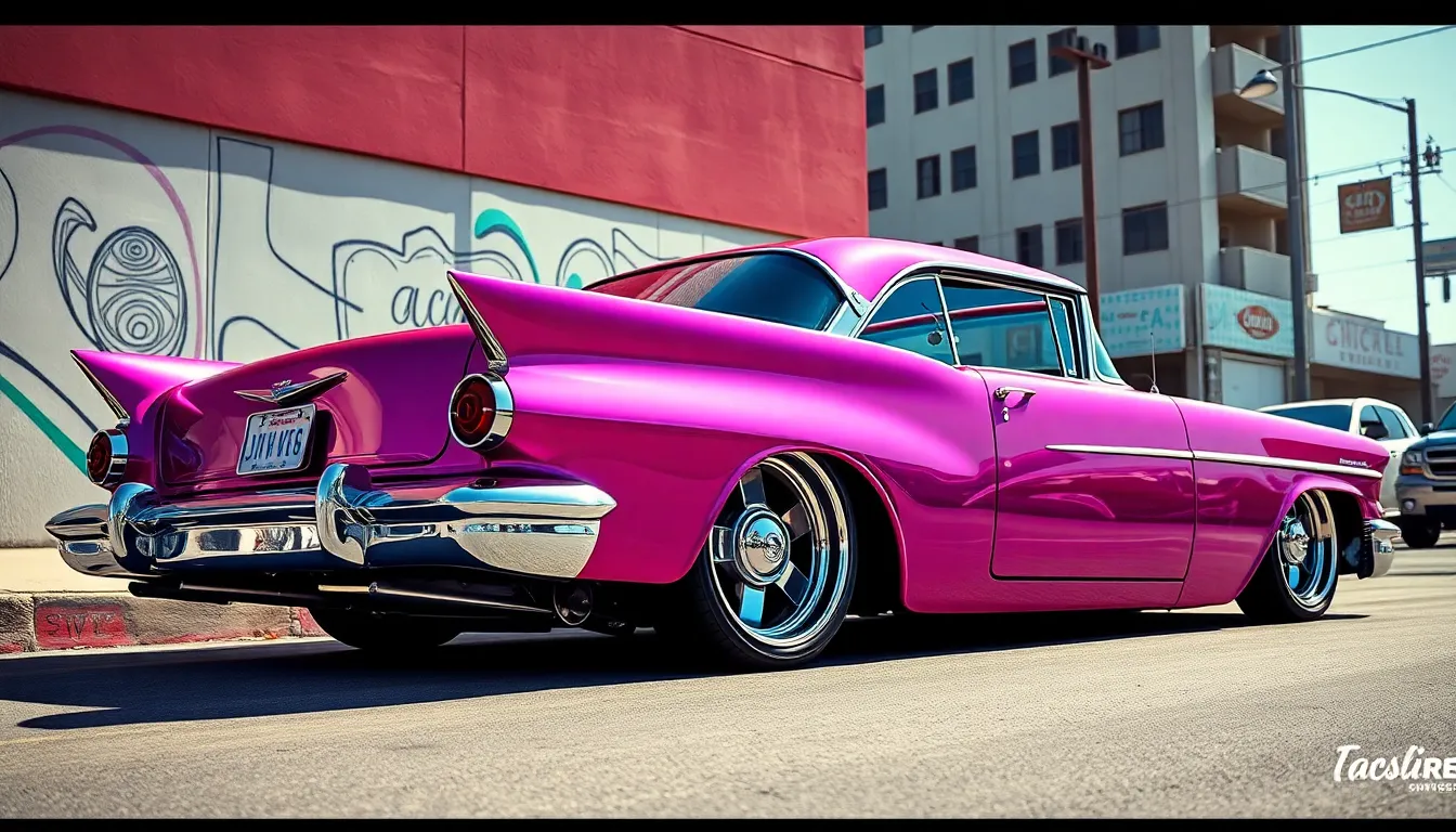 4 candy paint cars