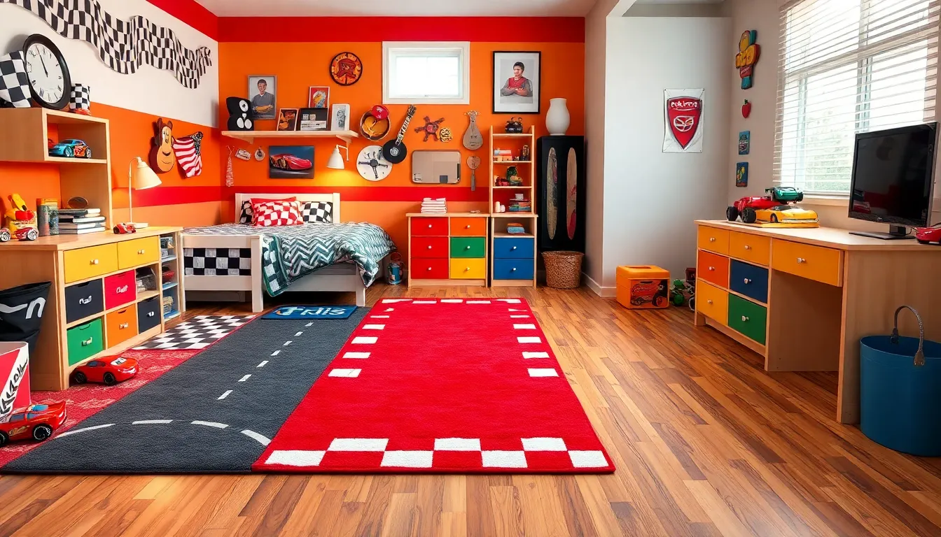 4 cars bedroom
