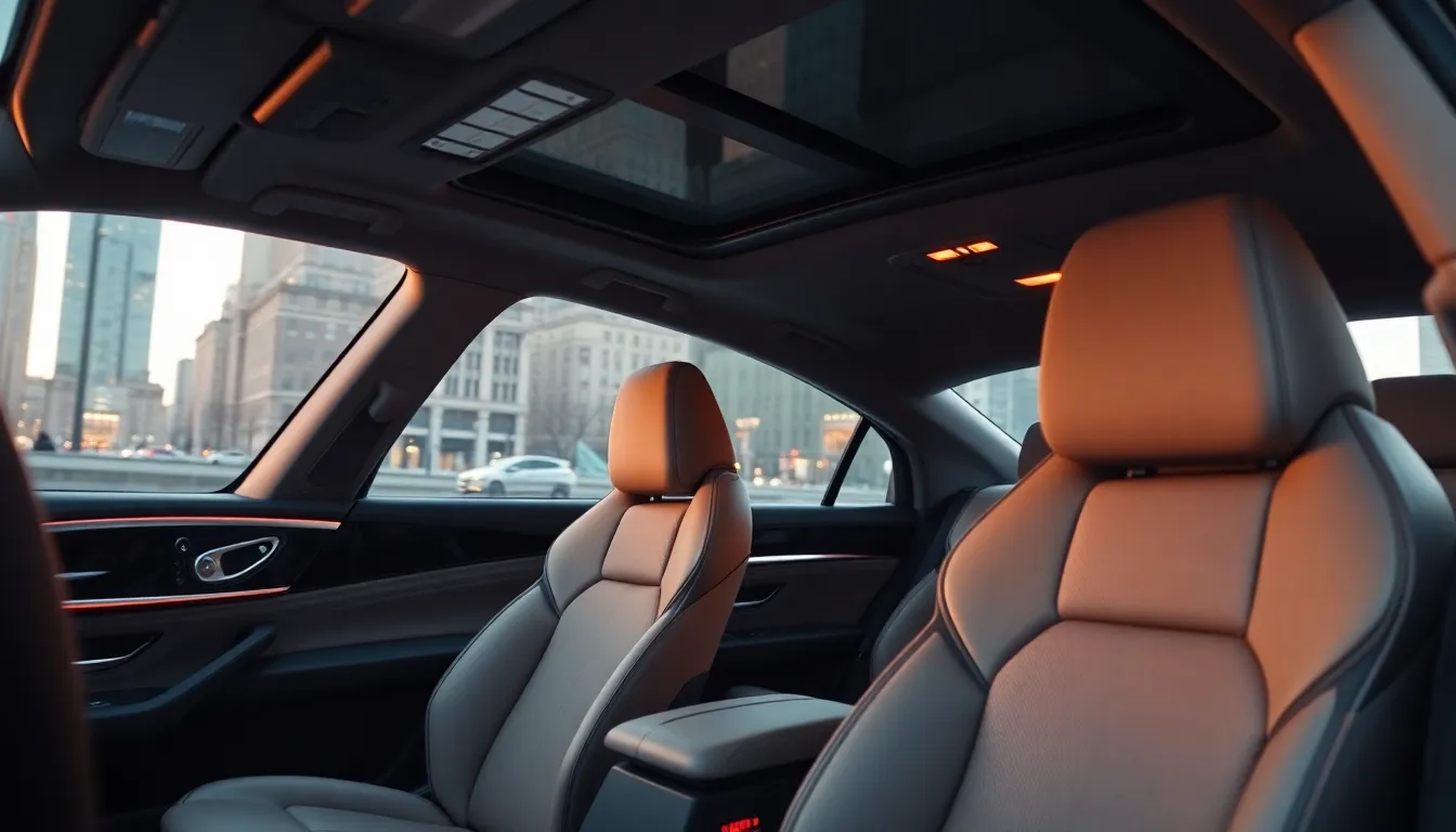 4 cars interior