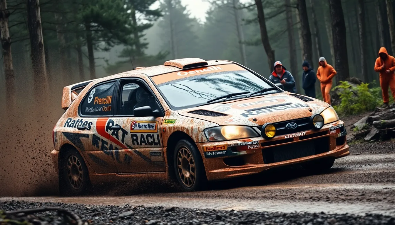 4 cars racing
