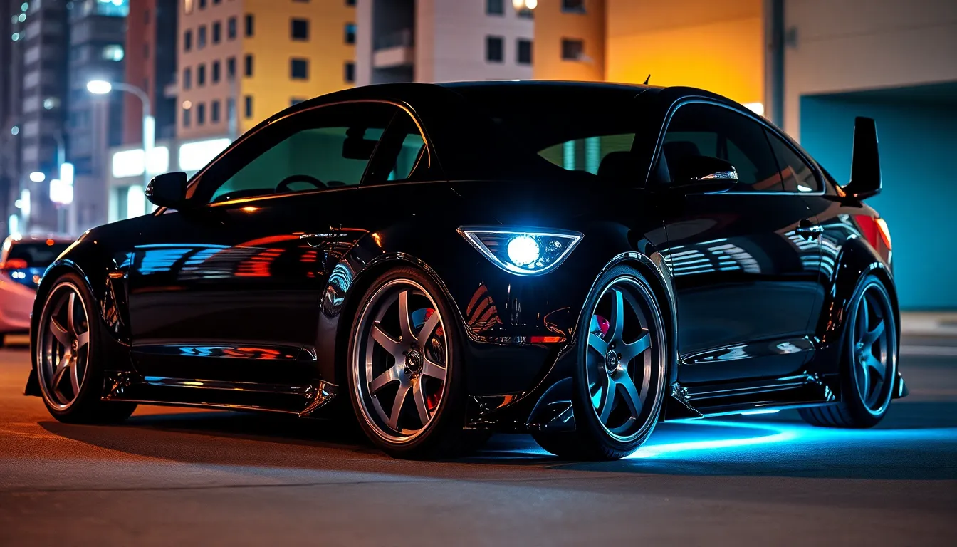 4 dark cars