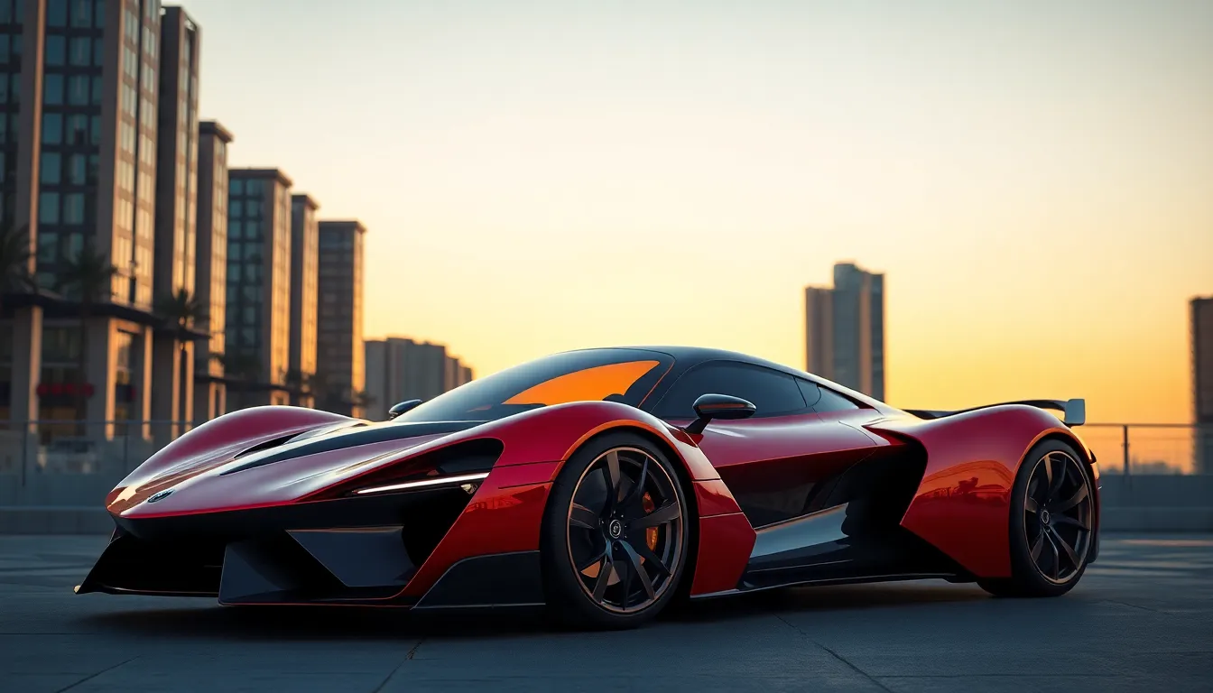 4 fancy cars