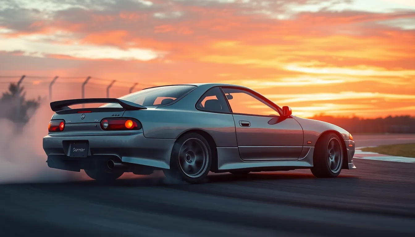 4 japanese drift cars