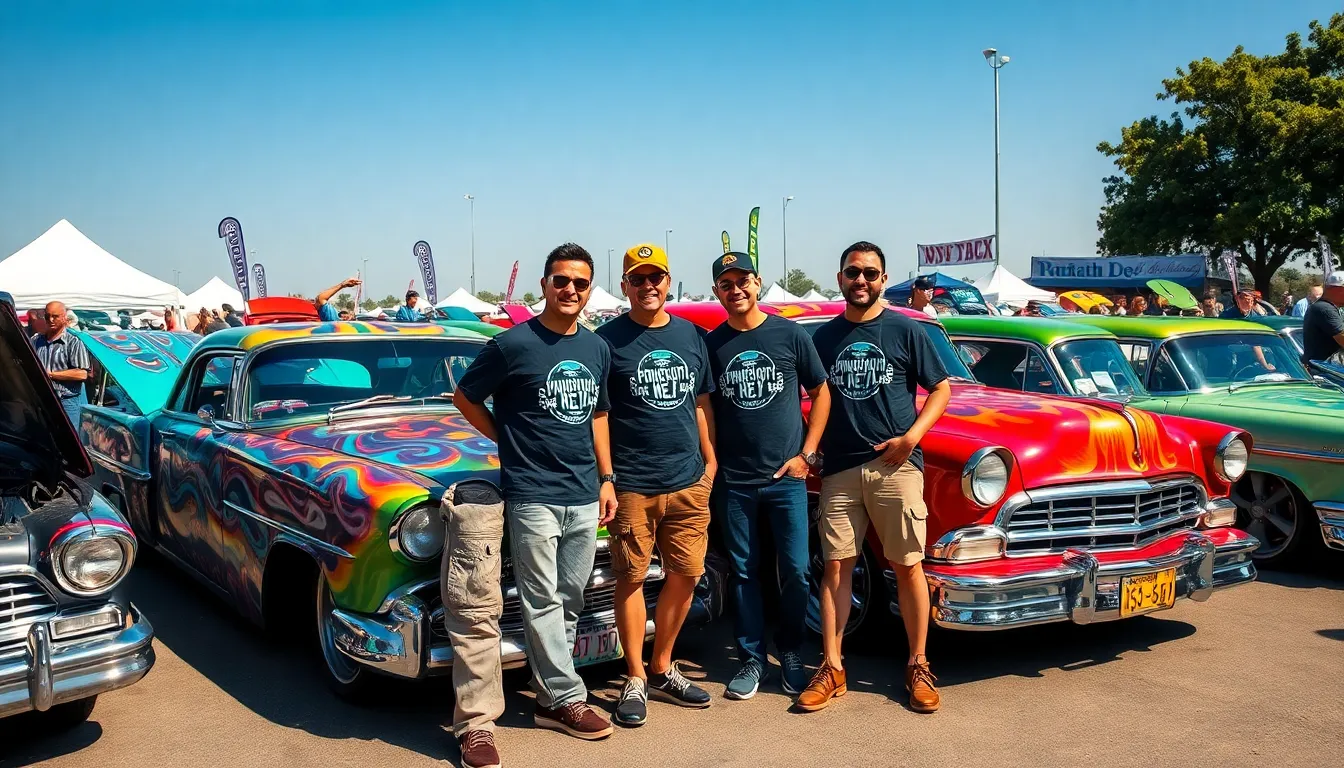 4 low riders cars