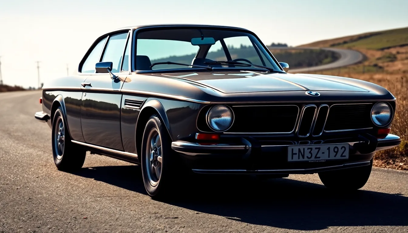 4 old bmw cars