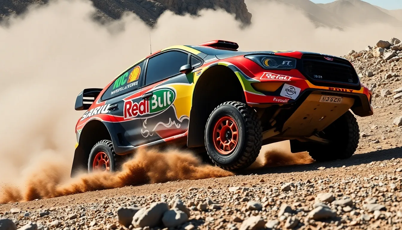 4 rally cars