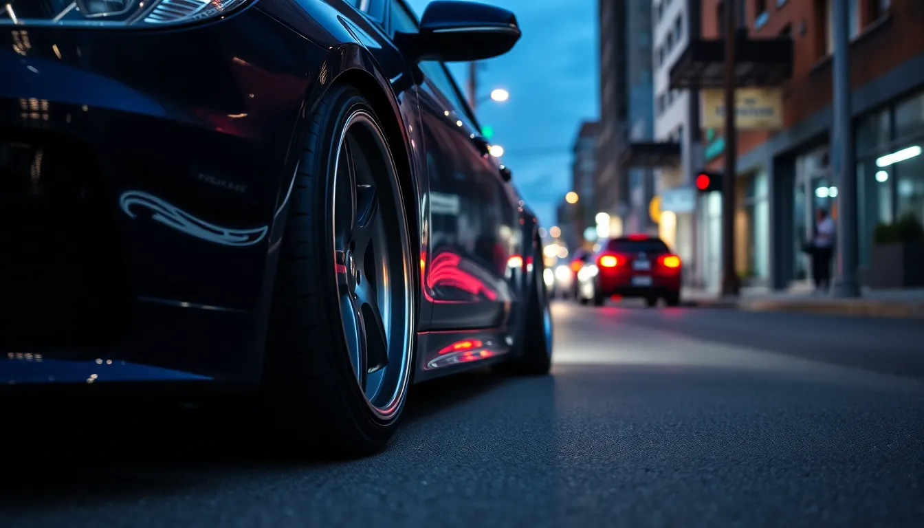 4 slammed cars