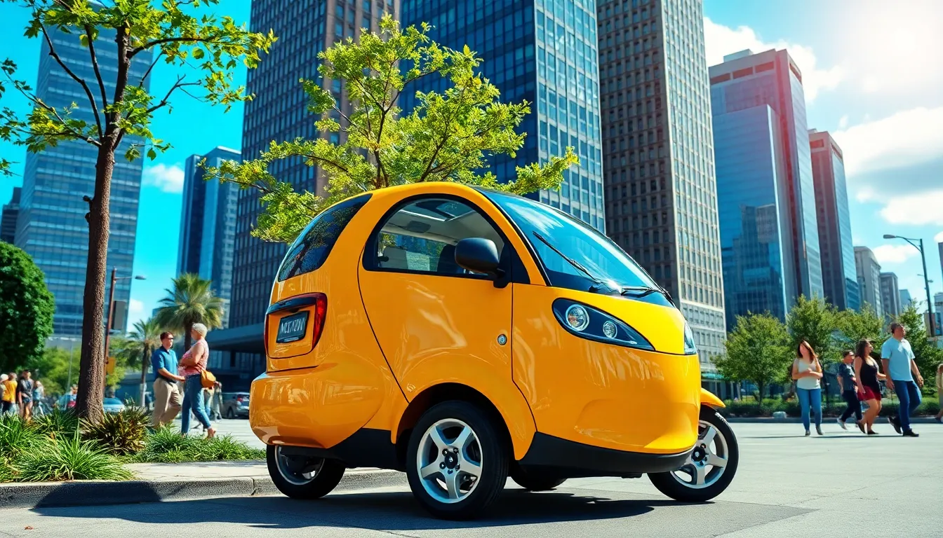 4 tiny cars