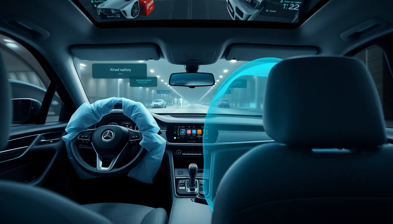 5 cars interior