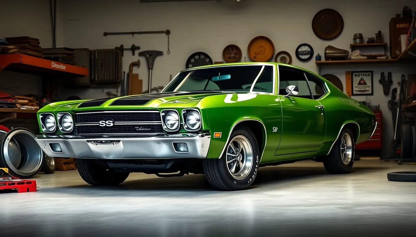 5 chevy muscle cars