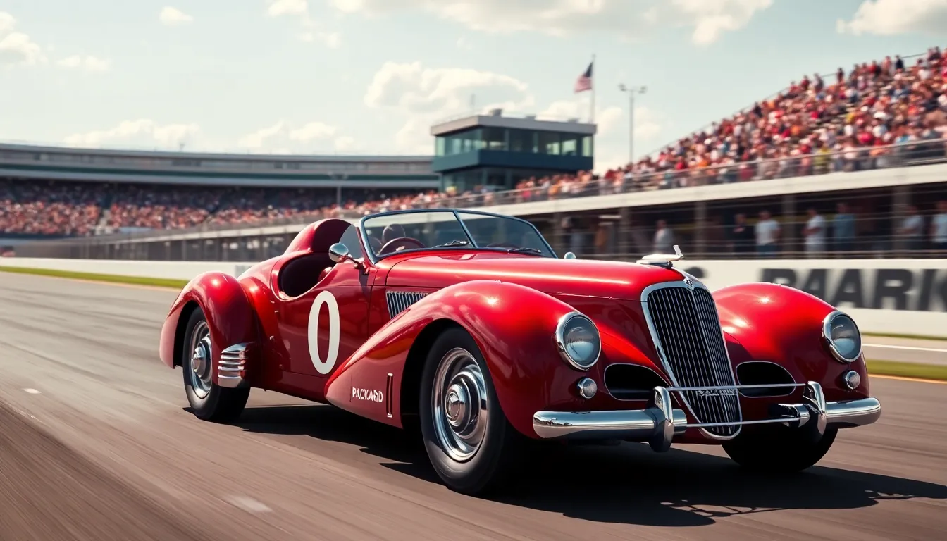 5 packard cars