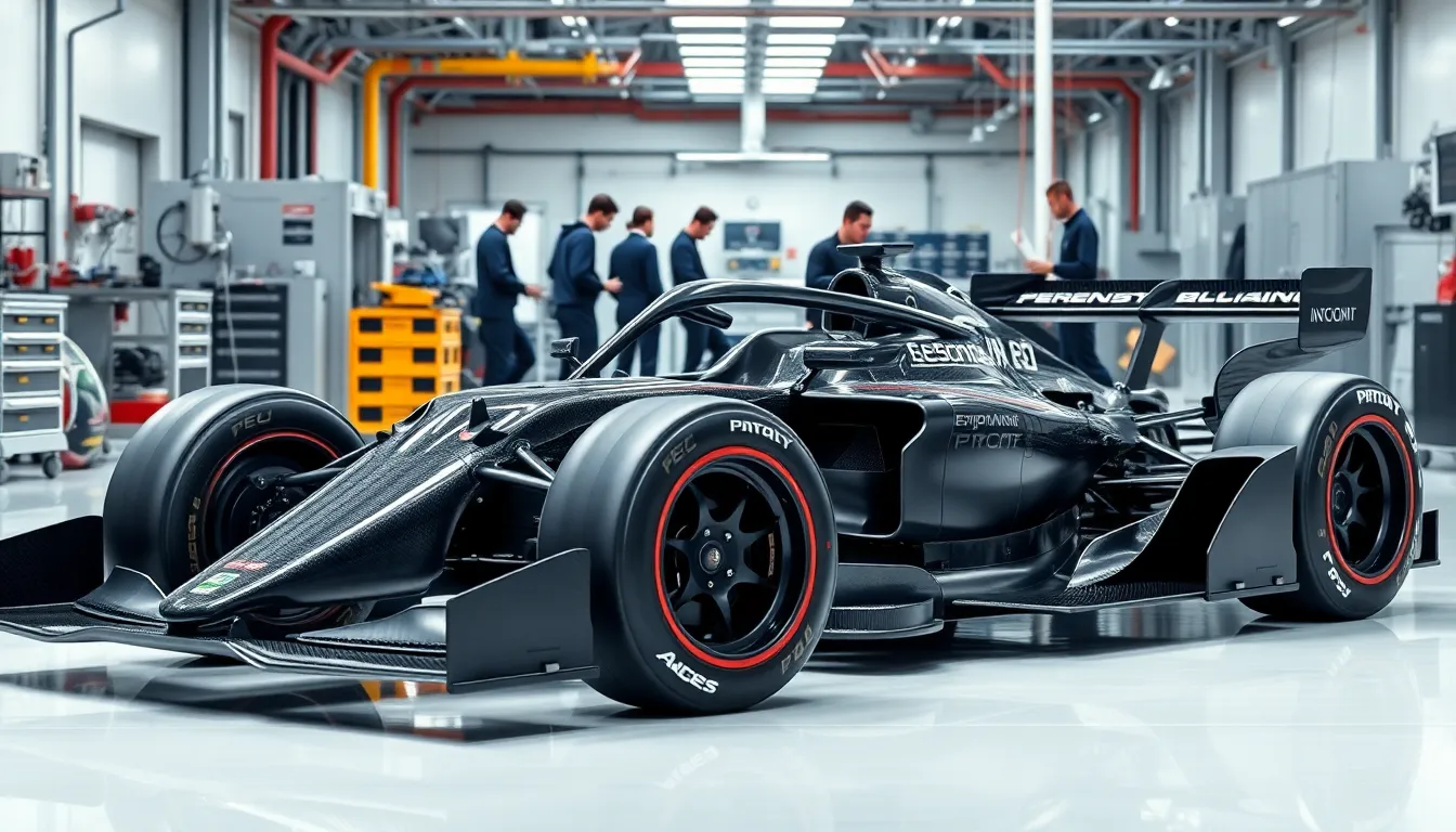 5 race cars