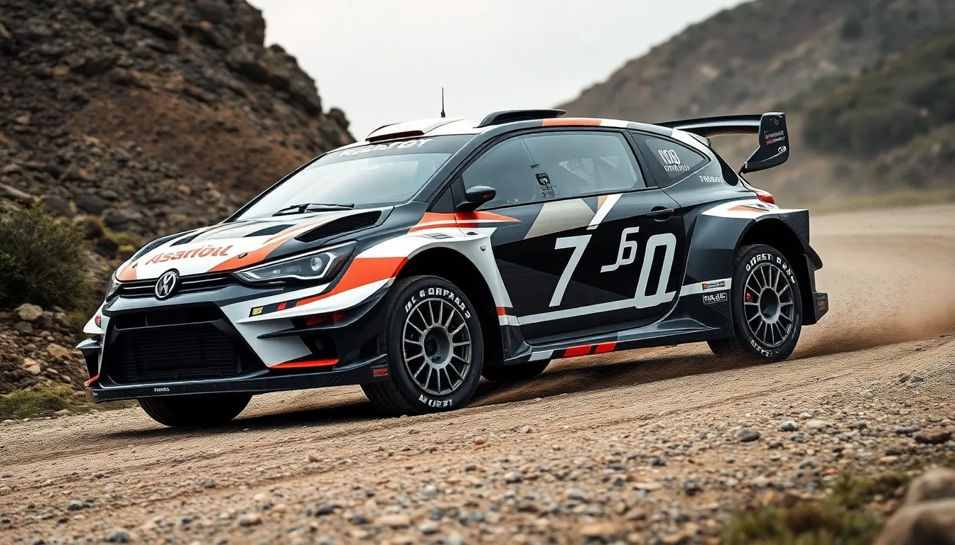 5 rally cars
