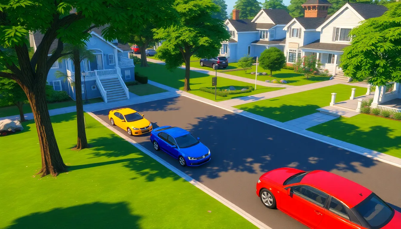 5 sims 4 cars