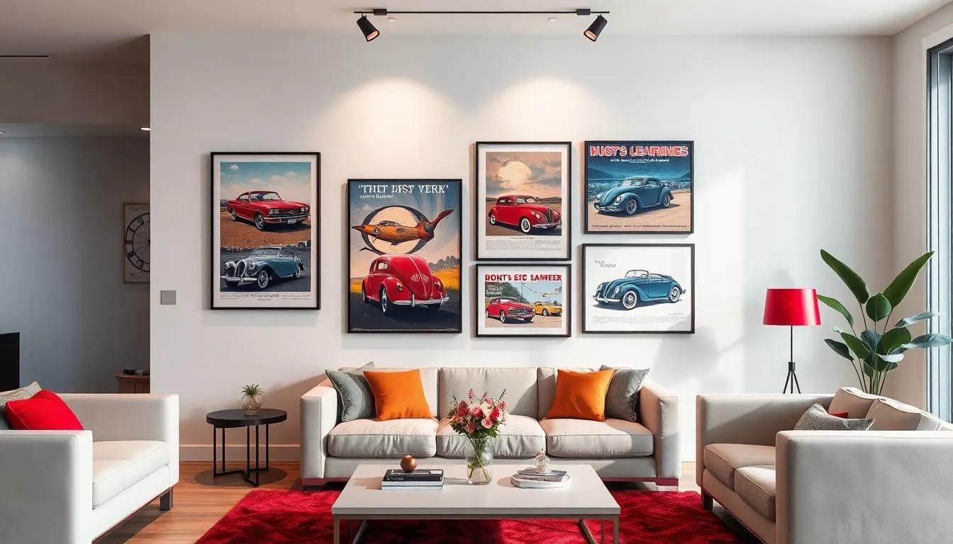 6 cars art