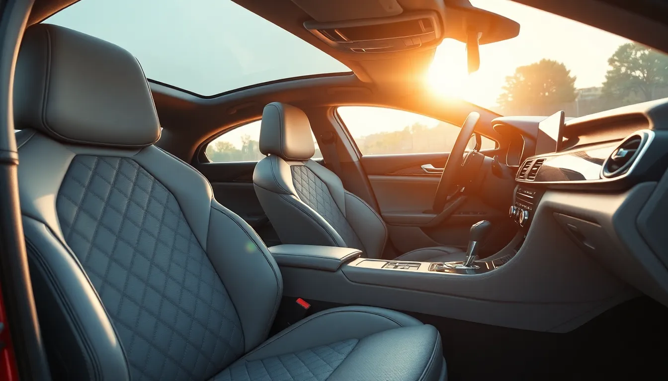 6 cars interior
