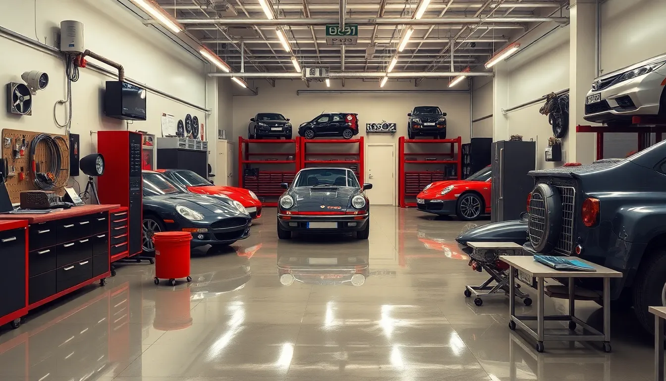 6 cars room