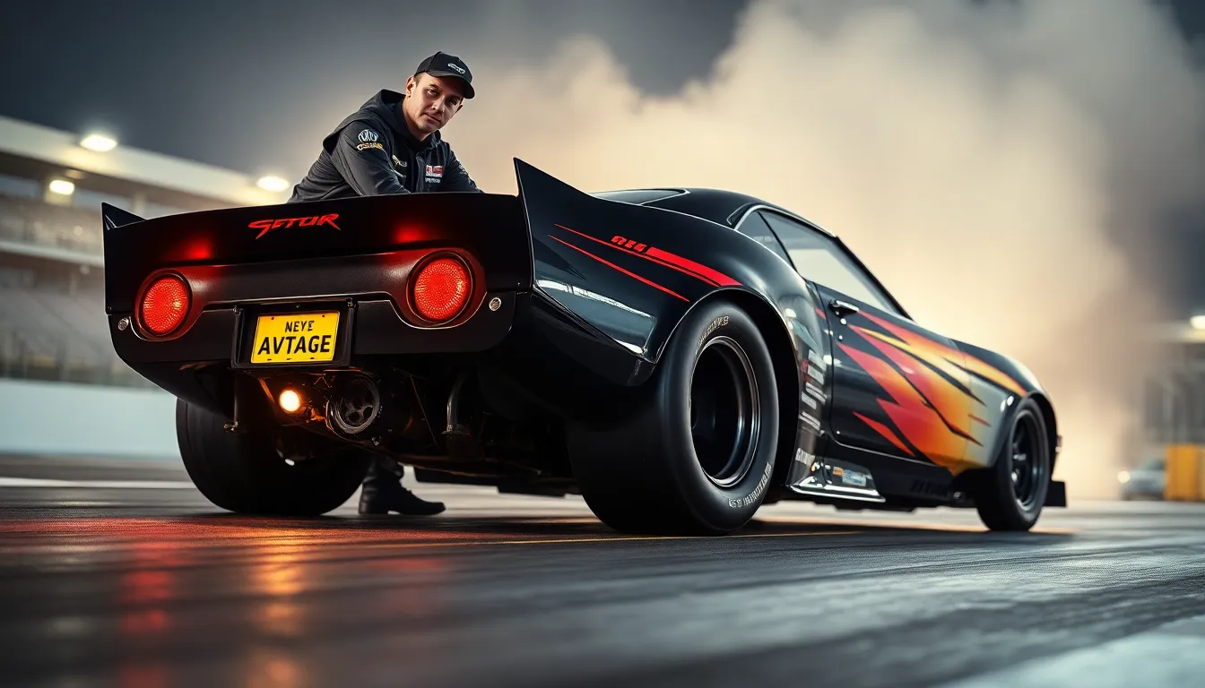 6 drag cars