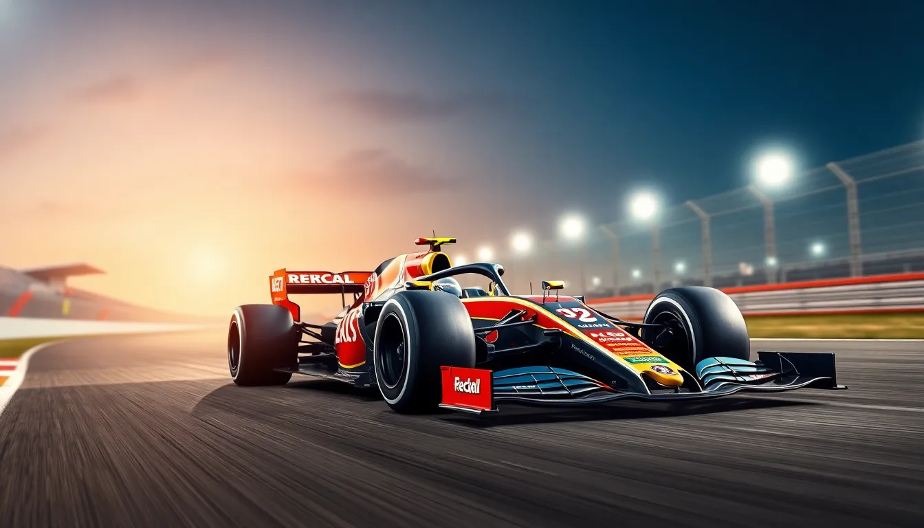 6 f1 cars