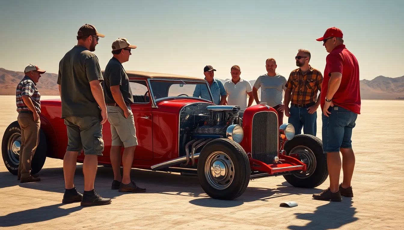 6 hot rods cars muscle