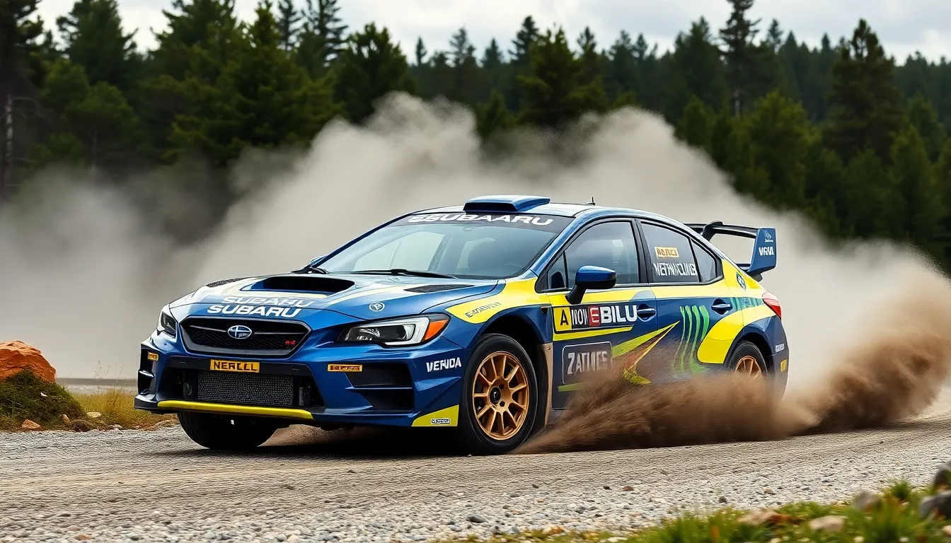 6 rally cars