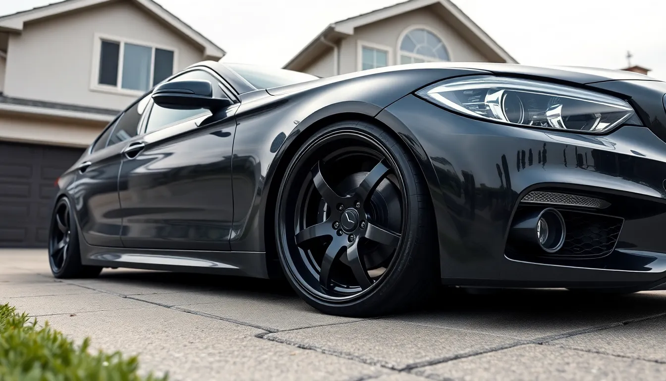 6 slammed cars