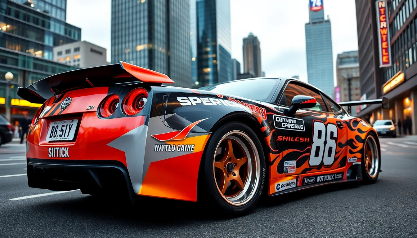 6 street racing cars aesthetic