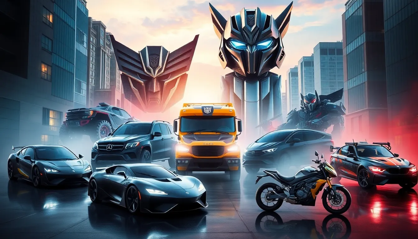 6 transformers cars