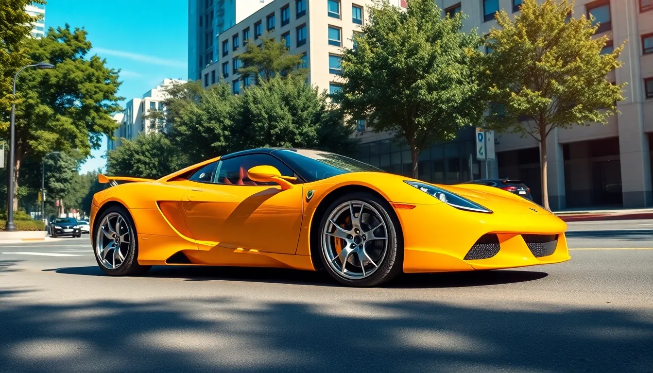 6 yellow cars