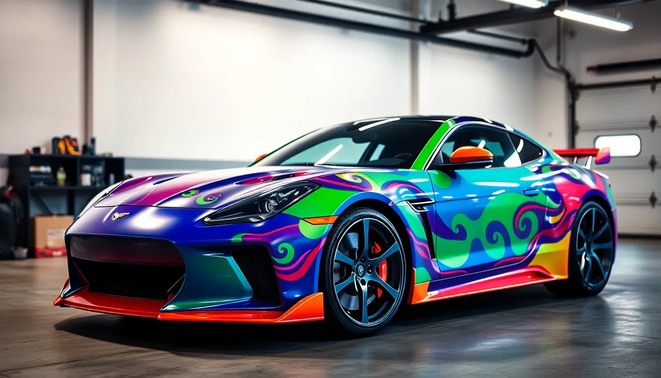 7 candy paint cars