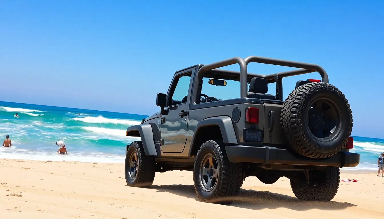 beach cars