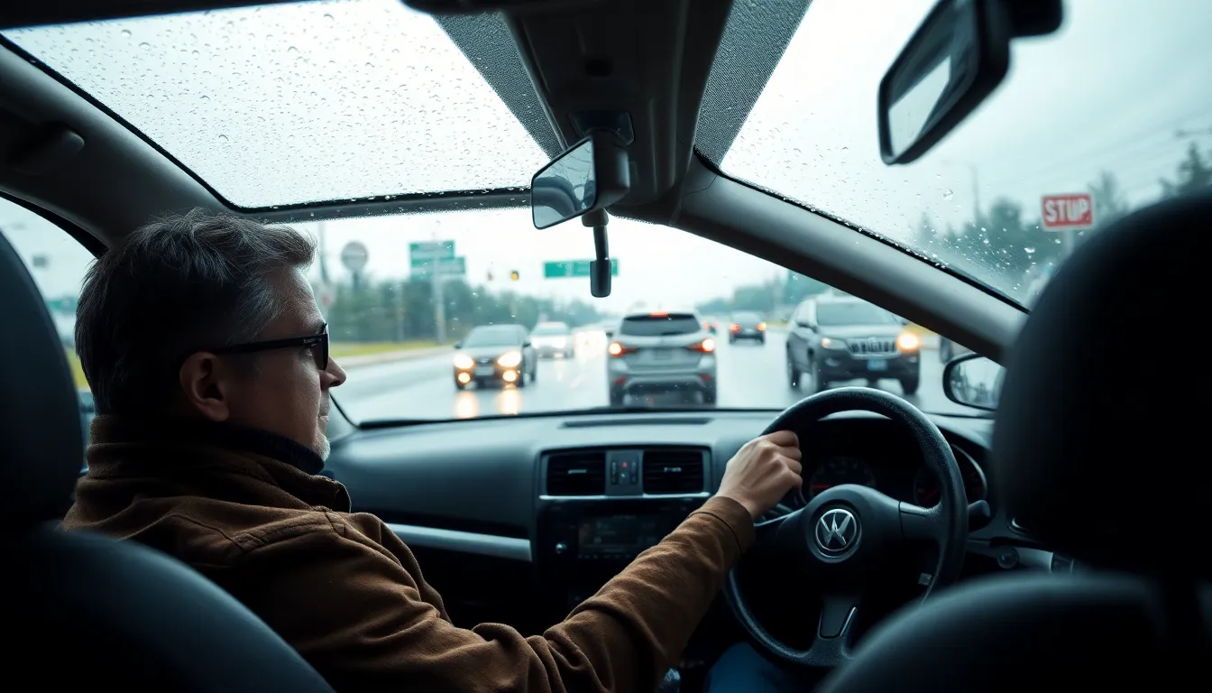 cars driving